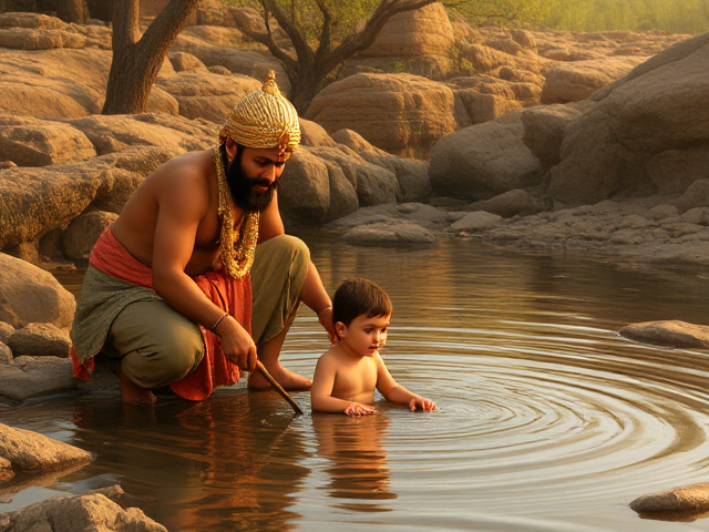 King Janak found a child in a river."