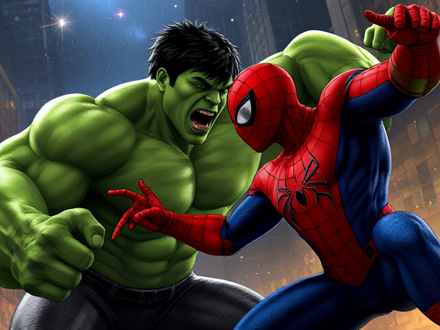 Spider-Man vs the hulk