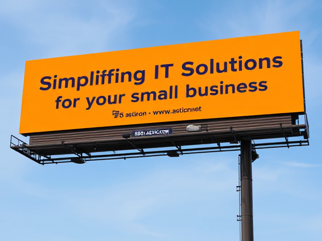image for billboard saying Simplifying IT Solutions for your small business. Find out how - www.asticon.net 855-ASTICON