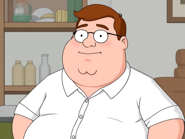 Seth Rogan as Peter Griffin from family guy