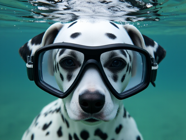 Dalmatian Freediving goggles