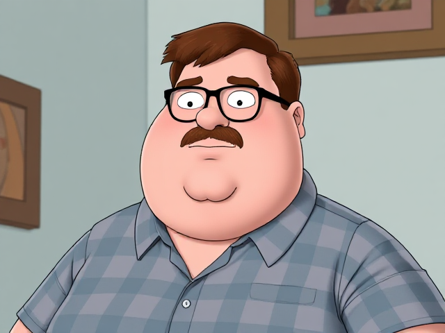 Seth Rogan as Peter Griffin from family guy