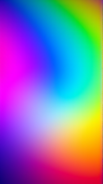 Colorful abstract gradient with smooth transitions and vibrant hues, resembling a harmonious blend of a rainbow spectrum
