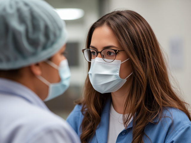 Photo realistic positive covid test