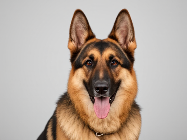 Anthropomorphic German shepherd