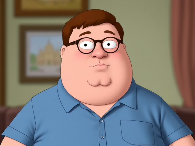 Seth Rogan as Peter Griffin from family guy