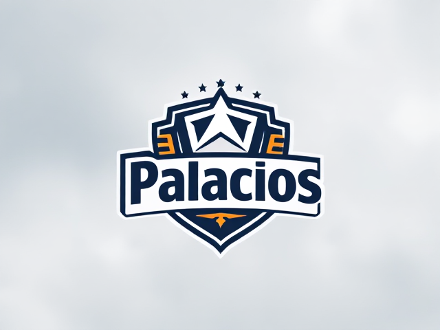Crea un logo con el nombre Palacios