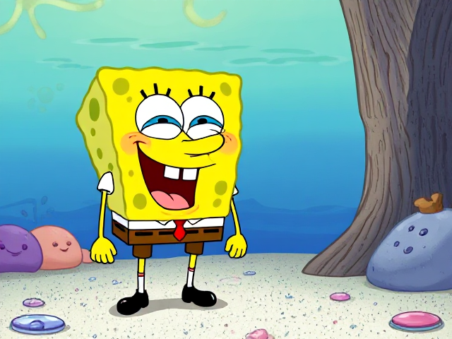 spongebob keeps laughing