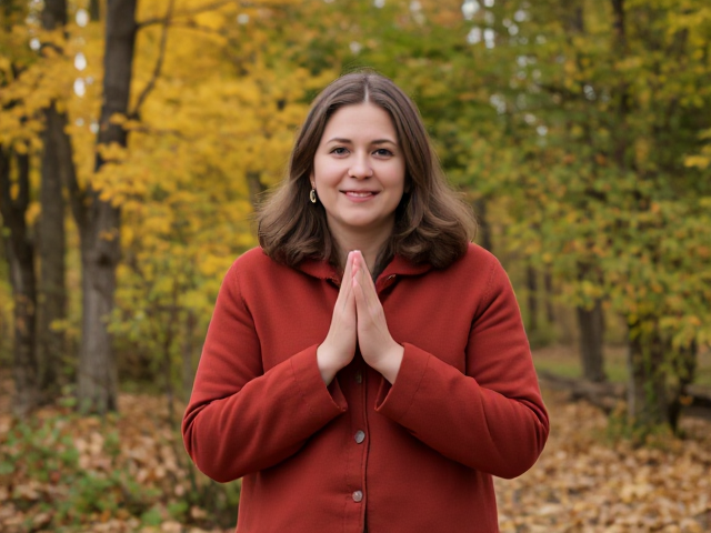 Fall gratitude impersonated