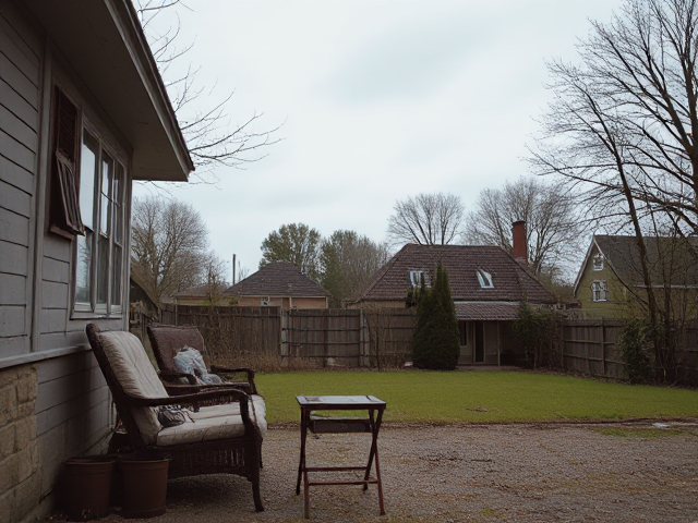 establishing shot of an old persons’ home