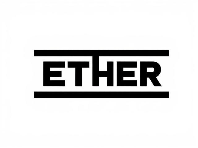 Design a black and white logo for the word “ETHER”, focusing only on the shape and structure of the letters. Avoid textures, gradients, or effects — use clean, sharp vector lines.

The letters should interact physically:
	•	The first E should tuck slightly under the horizontal bar of the T, using the negative space.
	•	The T should have an elongated horizontal bar, wide enough to visually connect with or shelter nearby letters.
	•	The H acts as a central bridge or spine, possibly touching both the T and the second E.
	•	The second E can be partially merged with the R, either by sharing vertical space or overlapping contours.

Letters can be compressed, overlapping, or nested.
The overall silhouette should feel dense but legible, with a minimalistic yet memorable shape, as if the word had been designed as one cohesive structure rather than separate letters.

Use a bold or semi-bold style, all uppercase, monospaced if possible. Keep spacing tight. Background should be white, text in black.