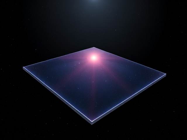 A three sided holographic plain