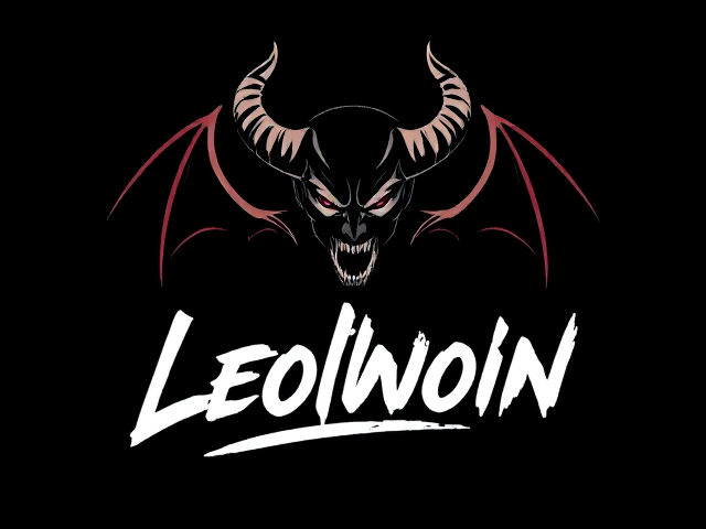 logo sur fond noir uni avec une ecriture moderne et détaillé « LLT » lisible sans flou avec une police spéciale et des effets sombres demon