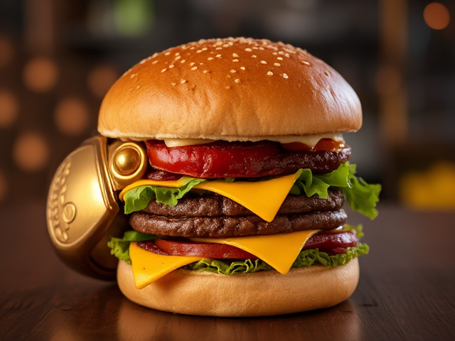 infinity gauntlet as hamburger