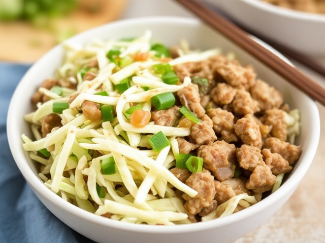 Quick Keto Lunch: Egg Roll in a Bowl 🥢🥗

Lunchtime can be hectic, but this Egg Roll in a Bowl is a quick and delicious keto-friendly meal that satisfies those takeout cravings.

Recipe:

Sauté ground pork with minced garlic and ginger.
Add coleslaw mix and cook until wilted.
Season with soy sauce or coconut aminos.
Ready in 15 minutes!