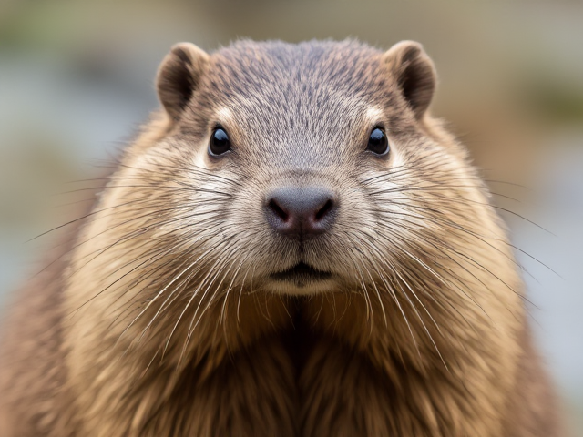 Create a picture of an immigrant beaver