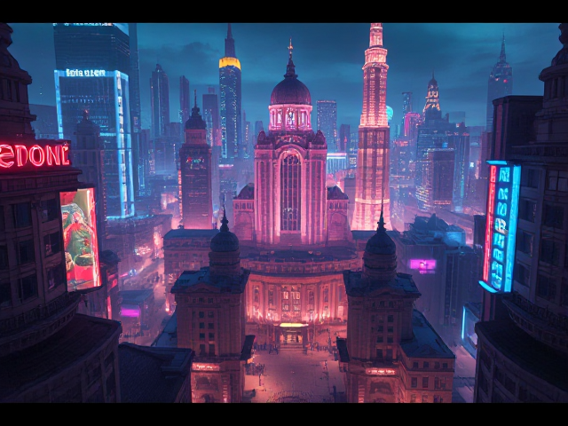 neon city bulgaria sofia