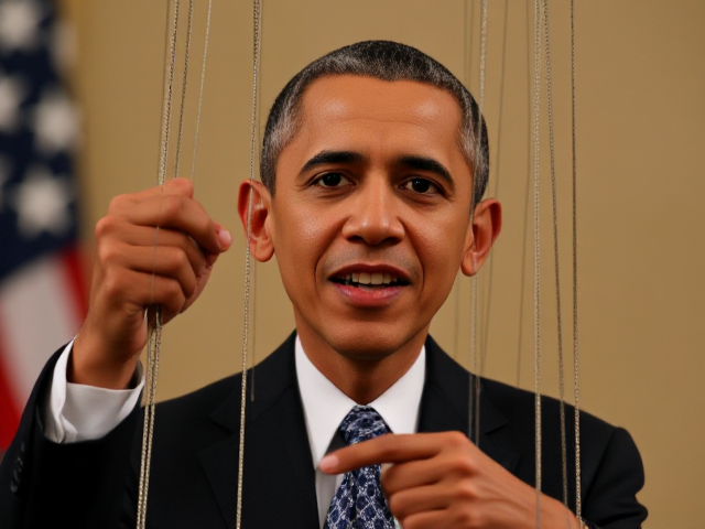 President Obama Puppeteer