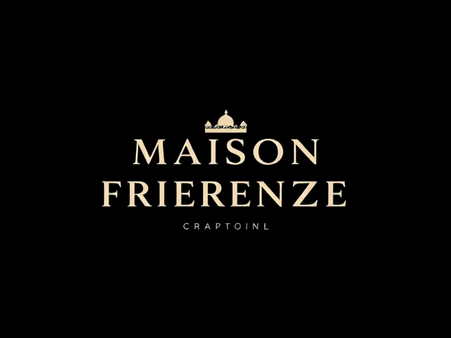 un logo noir et creme marqué maison frirenze