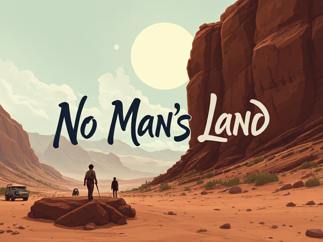 Titre : No Man’s Land 
Logo : No Man’s Land
Lettre calligraphie + street art