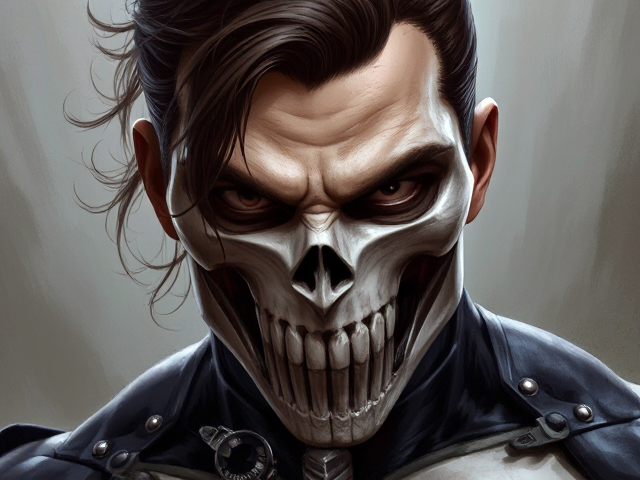 Ad for a punisher comic in the 1980s