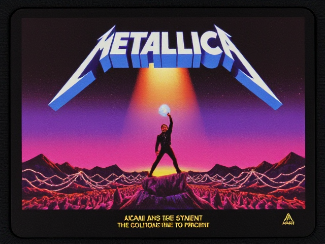 Metallica game on Atari 2600