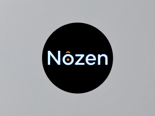 Create a striking and memorable logo for a social media page featuring the name "Nozen." The logo should capture the essence of inspiration and quotes in a modern, bold way, designed to be both unique and unforgettable. Use a circular shape for the background, but instead of a traditional gradient, create a dynamic contrast with a subtle play of textures or a glowing effect that makes the logo appear to emanate light from within—symbolizing the power of ideas and words.

The text "Nozen" should be in a custom, sleek sans-serif font that is modern and bold, ensuring it's easy to read even at smaller sizes. Position the text centrally, but add an artistic twist by slightly tilting or stretching the font to make it visually intriguing. Use a bright, contrasting color like electric blue or vibrant gold for the text to make it pop against a dark background, giving it a modern and energetic feel.

Incorporate a unique and minimalistic symbol, such as a single, bold quotation mark (") designed to look like it's emerging from the text or subtly integrated into the design. This symbol should be instantly recognizable and stand out, creating a connection to the theme of quotes and wisdom. Keep the design sleek and uncluttered—this logo should have just the right balance of style and simplicity to ensure it’s memorable and stands out in any social media feed.

The overall feel should evoke a sense of inspiration, creativity, and professionalism, making the logo not just easy to remember but hard to forget. It should work seamlessly across different platforms, from profile pictures to larger posts, while maintaining a strong visual presence at all sizes.