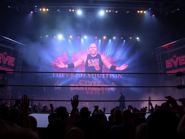I need a wrestling background photo for a event called eve of destruction