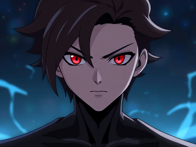 The personnage have a black glaces with court brun hair is a man the âge is t’en year is à Pokemon fan