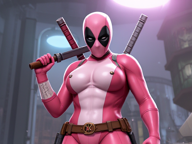 gwenpool bloated from pizza