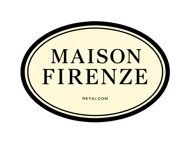 un logo noir et creme marqué maison firenze