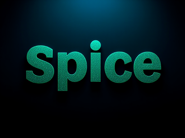 « Meuble à épices »
Typo logo dégradé violet bleu foncé bleu clair vert, typo grosse