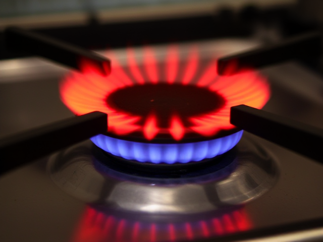 red hot stove element radiating heat