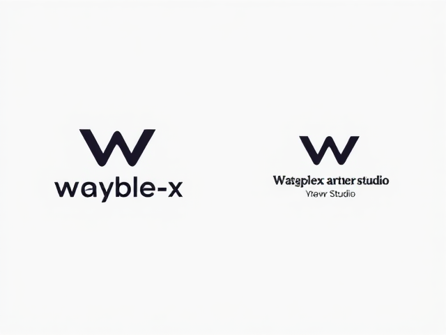 Deux logos. 
Un pour Wayblex-Art
Et un pour Wayblex-Studio
En rapport avec l’art. artistique
