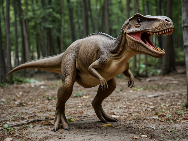 Hybrid of a trex with a human