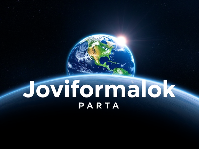 I want you to generate an image for a political party for future changers party and the name is “Jövőformálok Pártja” this has to be in the image. The logo should be planet earth that are being changed for the good and with the name Jövőformálók Pártja