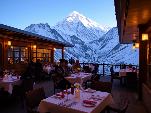Restaurant au mont Everest