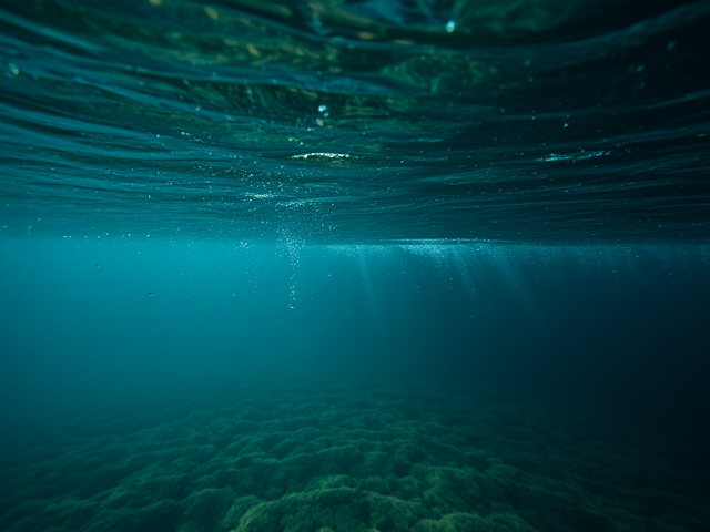 underwater pond background