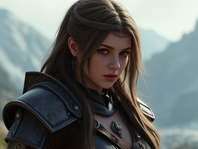 Skyrim girl wallpaper youtube thumbnail