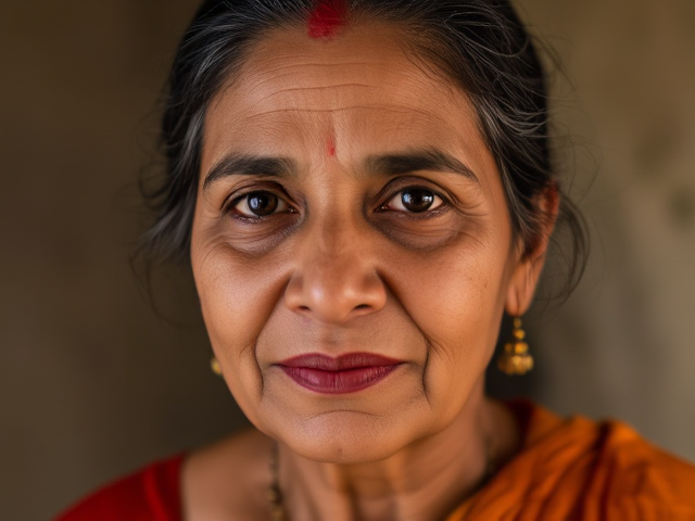 Beautiful mature indian lady,