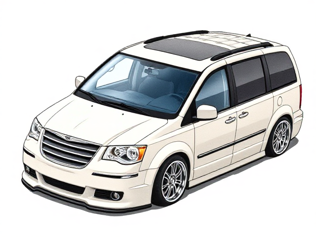 Chrysler town and country srt-4 body kit lowerd suspension 8 spoken rims chrome delete black stripes