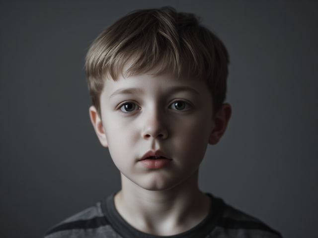 optical illusion of a boy