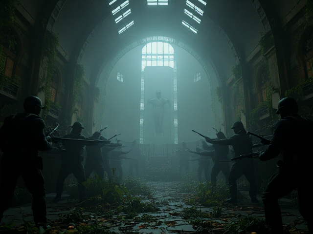 Haz una pelea epica entre soldados contra alienigenas