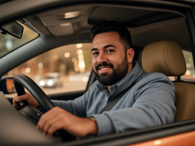Cyril Hanouna qui est au volant de la papamobile
