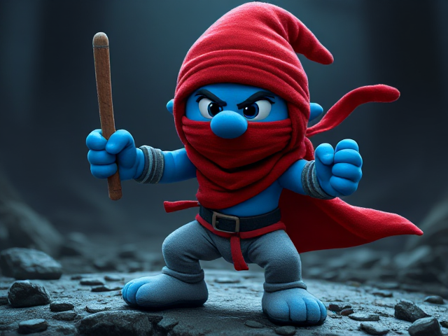 Ninja Smurf
