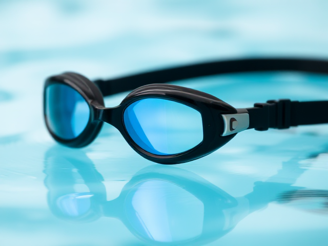 Dalmatian swimming goggles