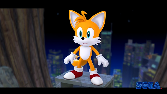Tails the Fox faces his fear of heights SEGA Video Game