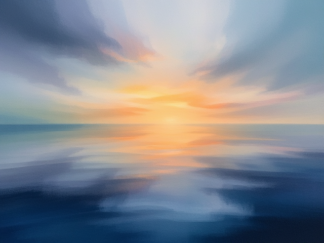 An calming abstract art that serves ans a background to a poem about strong back and soft front