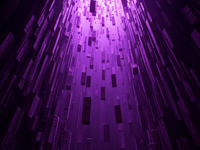 big tetris blocks falling down