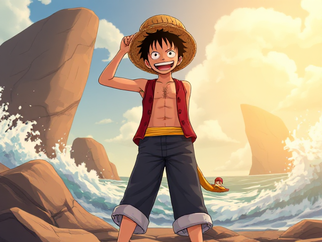 Luffy one piece brazil
